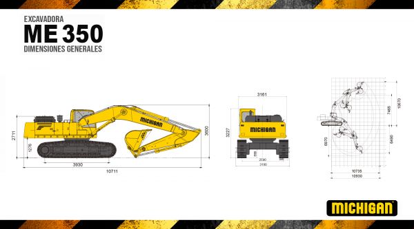 Excavadora Oruga ME350 - 10583350